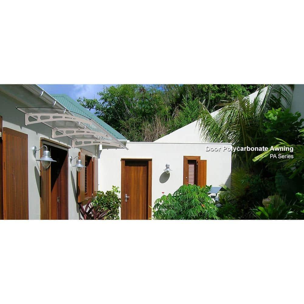 PA Series 2' 11 13/32" D Convex Door Awning