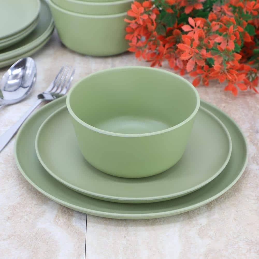 Gibson Home Gibson Home Fairhope 12 Piece Melamine Dinnerware Set