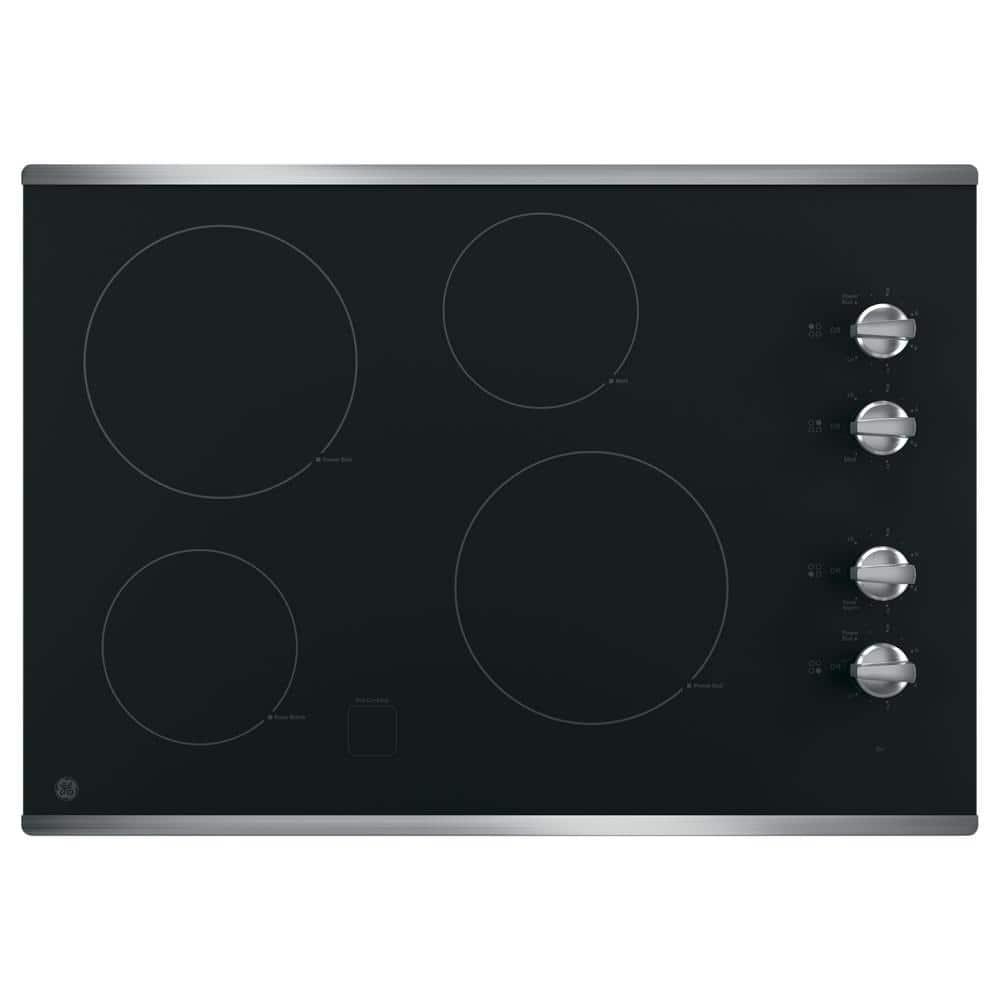 GE 30" Built-In Knob Control Electric Cooktop