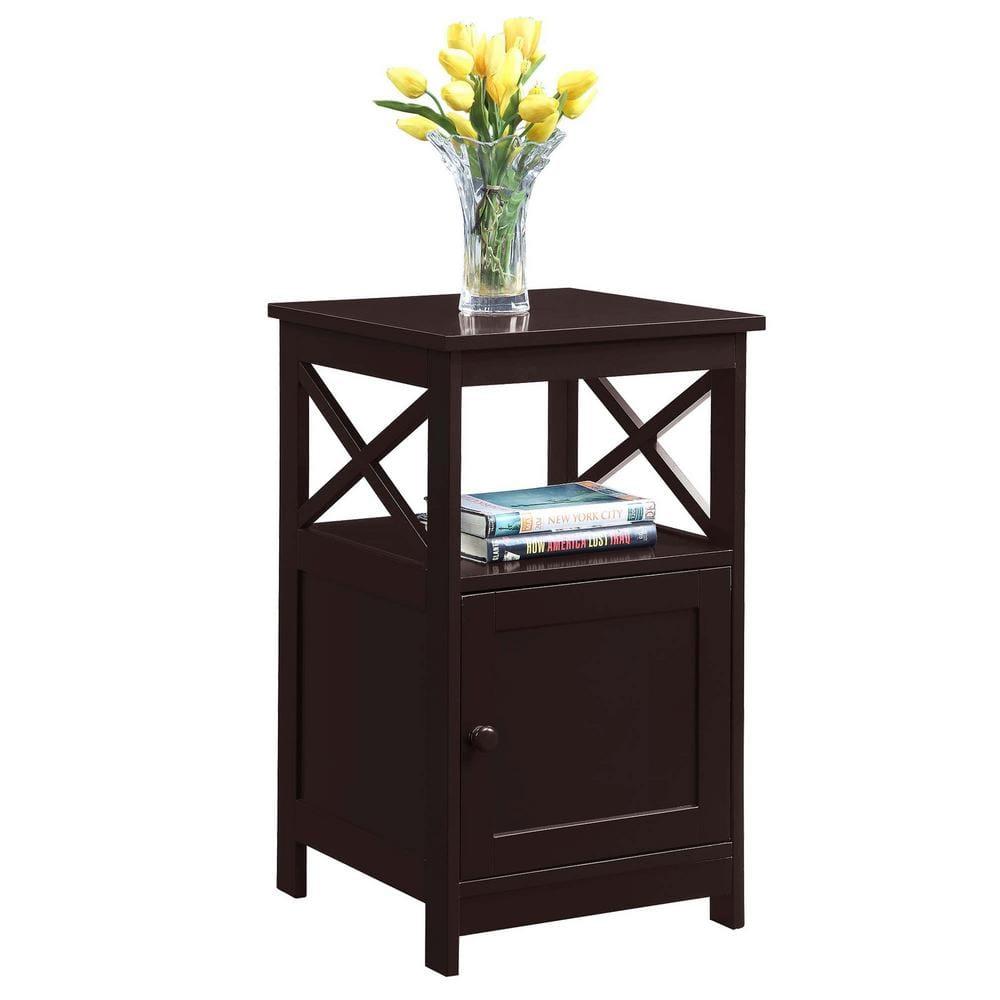 Convenience Concepts Oxford End Table with Cabinet