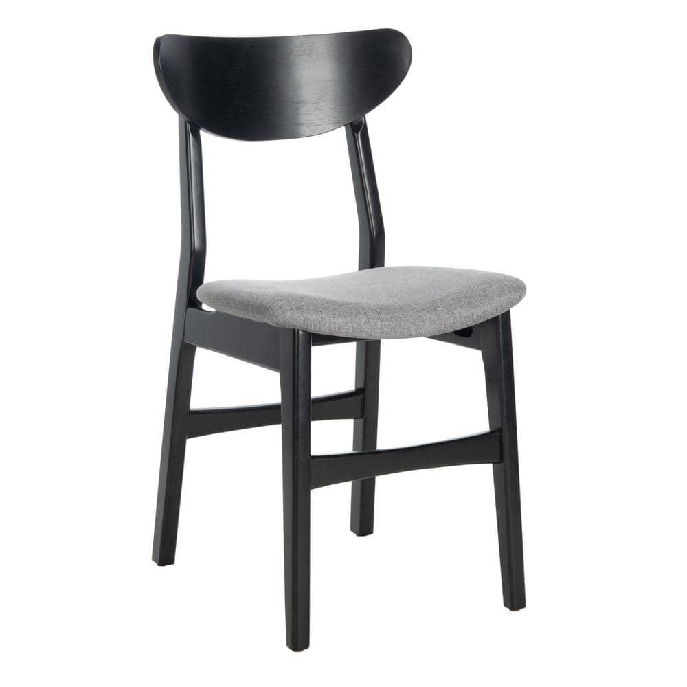 Lucca Retro Dining Chair (Set of 2) - DCH1001 - Black/Grey - Safavieh