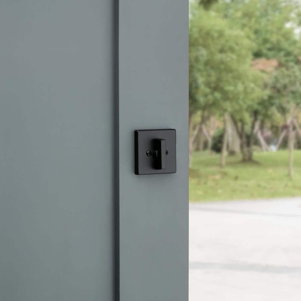 Single Cylinder Deadbolt with Square Rosette