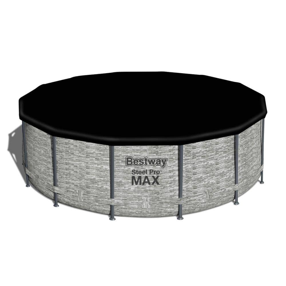 Bestway Steel Pro MAX 14' x 48" Round Above Ground Swimming Pool Set