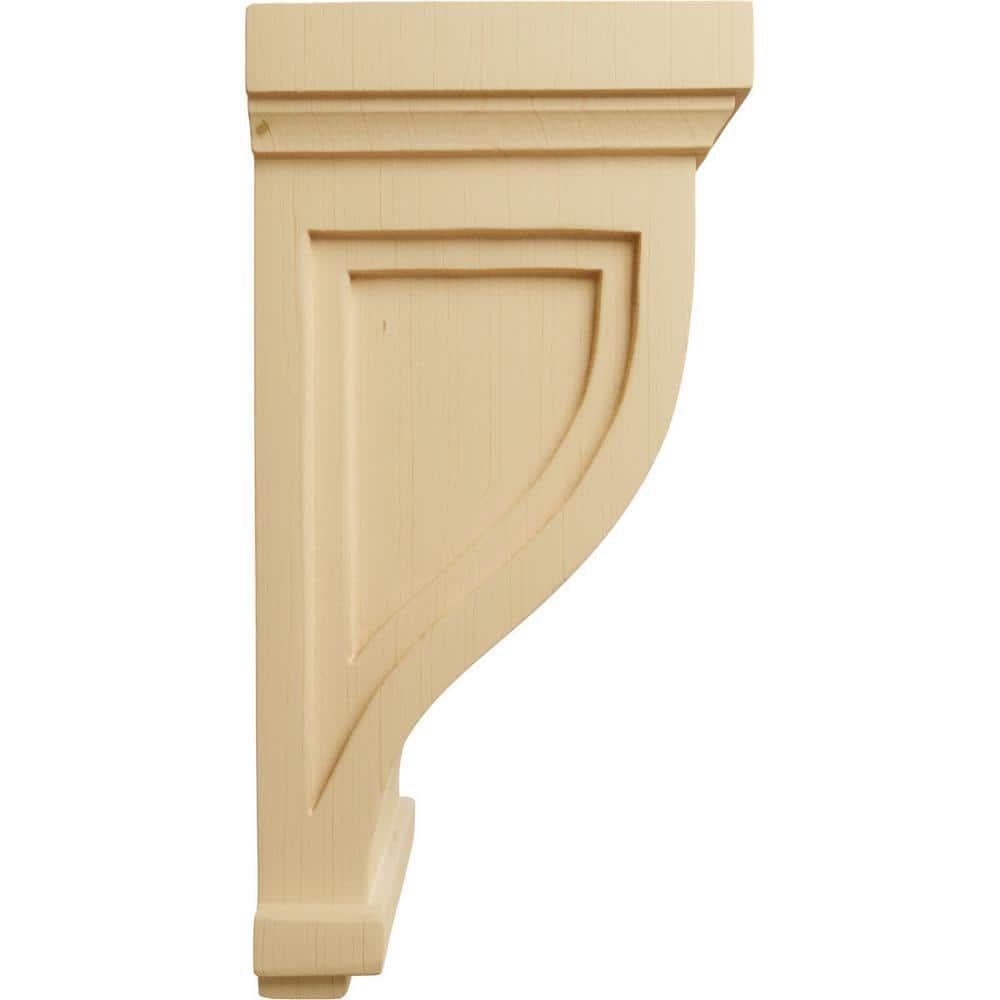 Ekena Millwork Traditional Recessed Mission Corbel