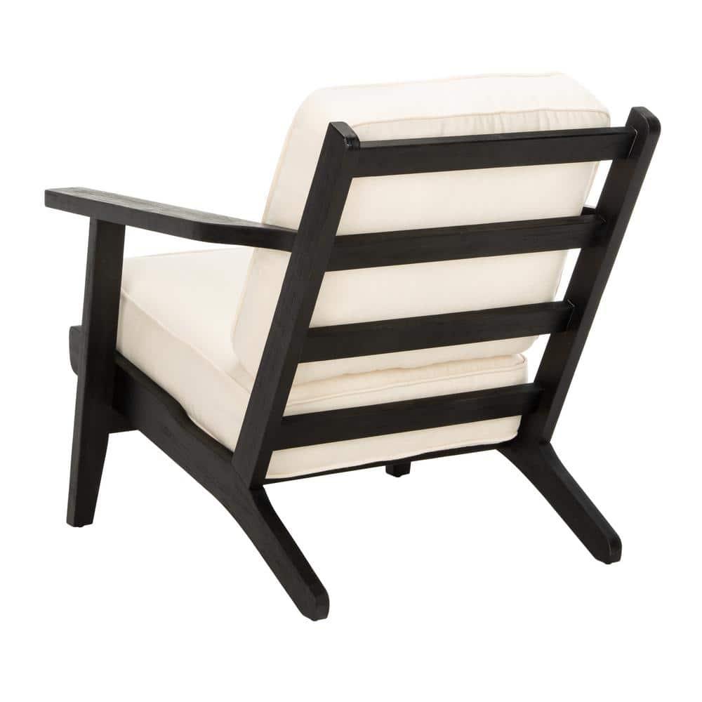 Nico Mid Century Accent Chair - ACH4501A - Bone/Black - Safavieh