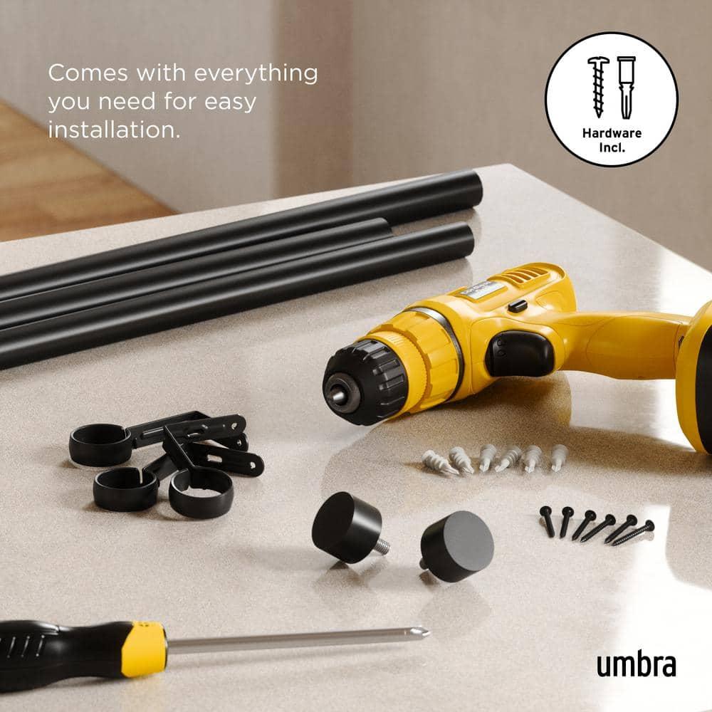 Umbra CAPPA Single Steel Curtian Rod