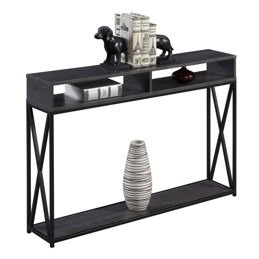 Convenience Concepts Tucson Deluxe 2 Tier Console Table, Multiple Finishes