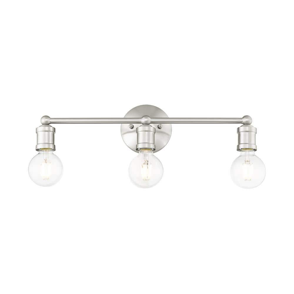 Livex Lighting Lansdale 3 - Light Vanity in  Brushed Nickel