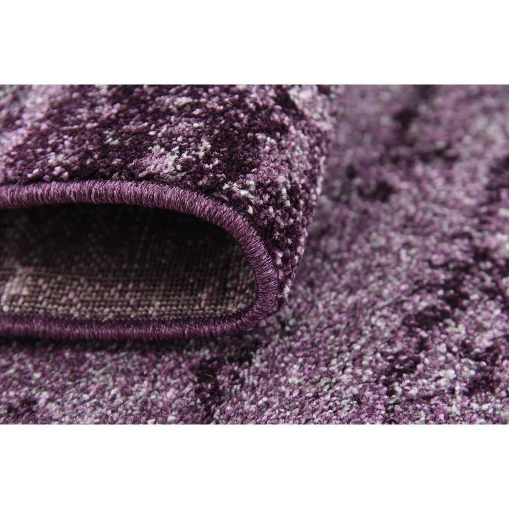 Unique Loom Del Mar Collection Area Rug - Lucille (5' 3" x 8' Rectangle Violet)