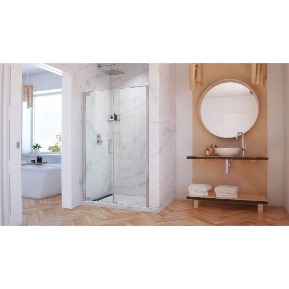 Elegance-LS 57.75" W x 72" H Pivot Frameless Shower Door with ClearMax™ Technology