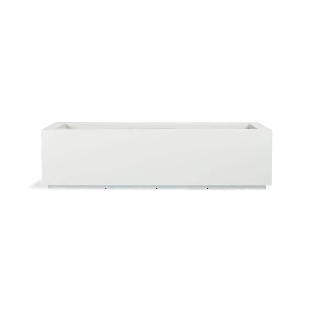 Riviera Short 46 in. x 12 in. White Trough