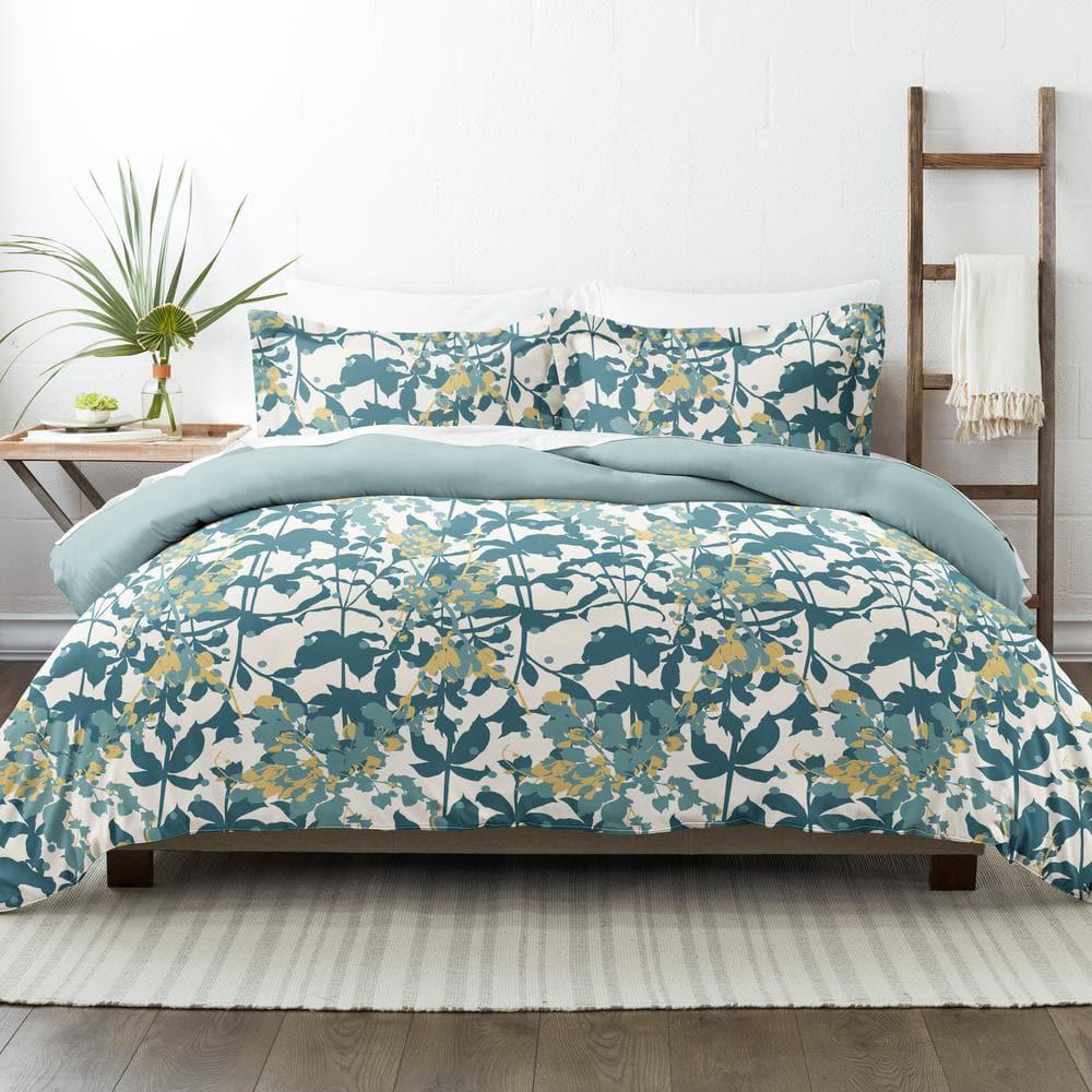 Boho Flower Reversible Duvet Cover Set