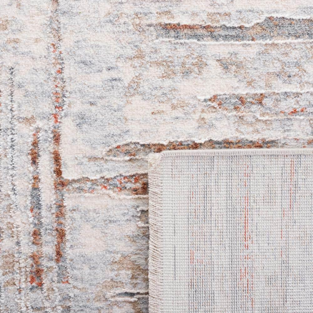 Marmara MRM304 Power Loomed Area Rug - Beige/Blue Rust - 9'x12'1" - Safavieh.