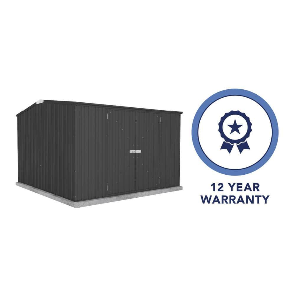 Absco Premier 10 ft. W x 10 ft. D Metal Storage Shed