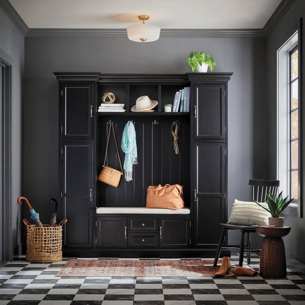 Z-Lite 220SF3-HBR Arlington 15 Inch Flush Mount Ceiling Light, Brass