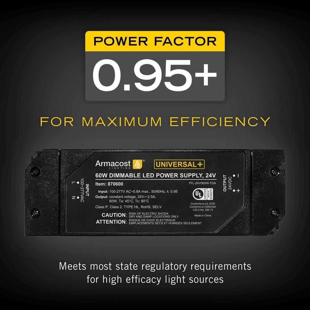 Universal+ Dimmable LED Driver 24V DC, Electronic Transformer