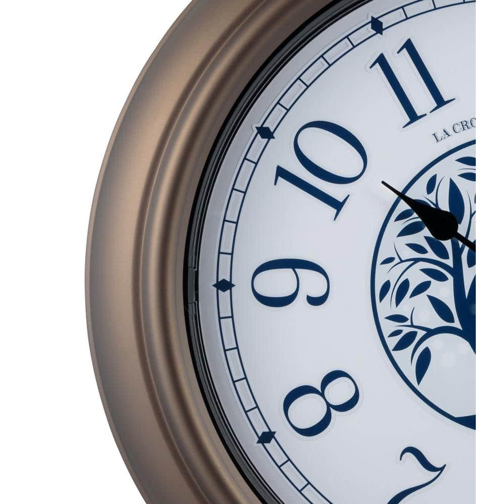 La Crosse Technology Indoor/Outdoor Quartz 18" Wall Clock with Illuminated backlight