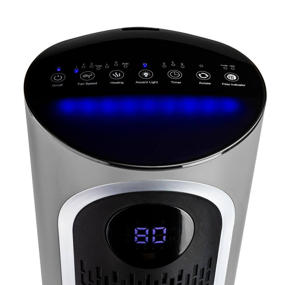 Livepure 2 in 1 Clean Heat Air Purifier & Heater – Gray