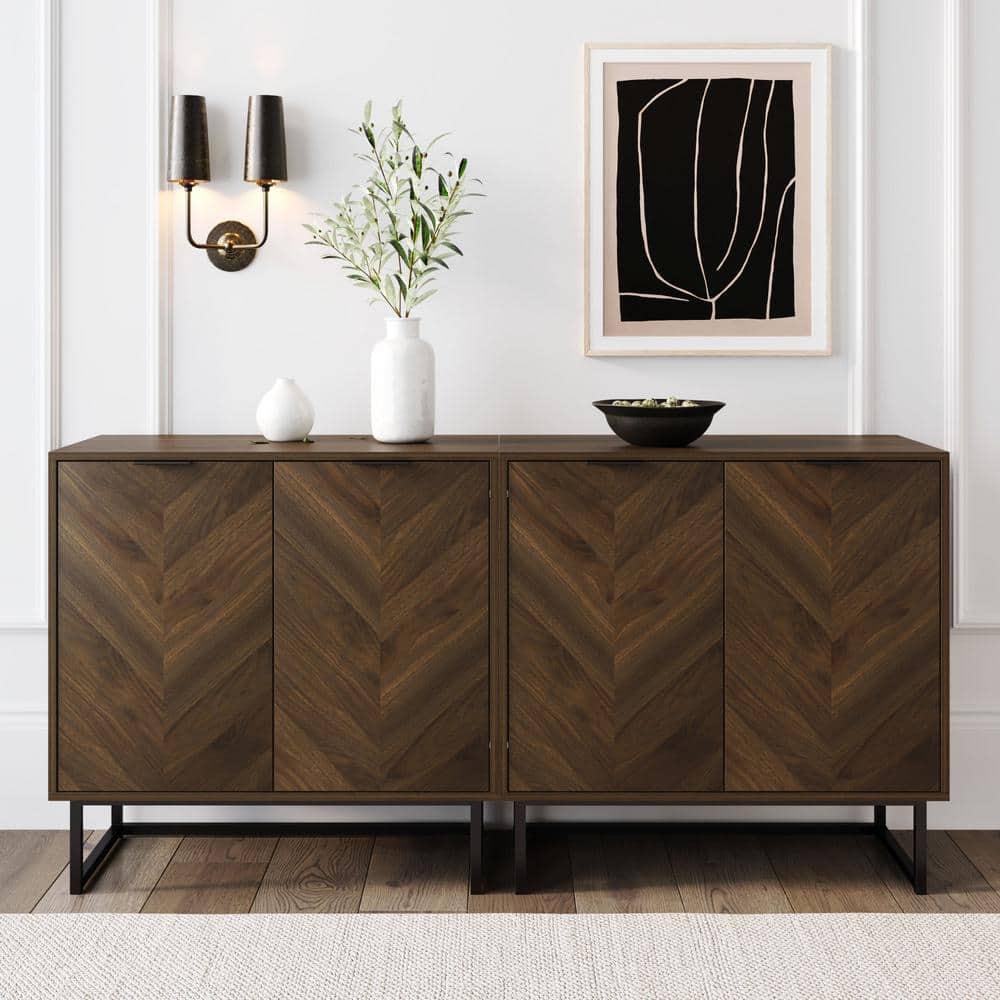 Nathan James Enloe 2-Piece Accent Cabinet Set or TV Stand