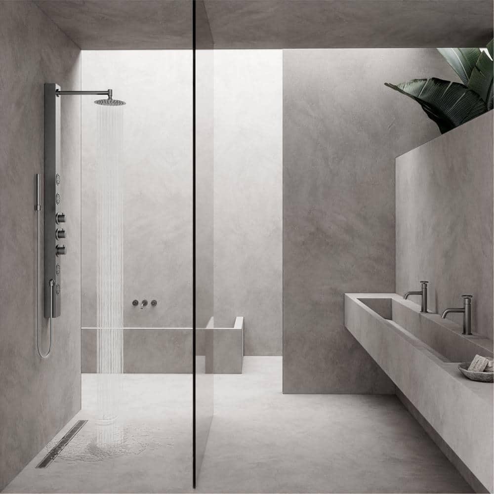 Elan 36" Rectangular Grate Linear Grid Shower Drain