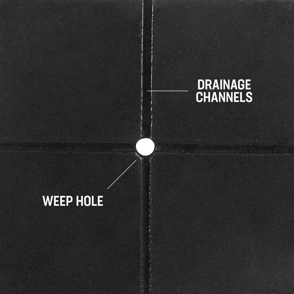 PolyStone Planters Rectangle 17-in W Extra Large White Mixed/Composite Contemporary/Modern Outdoor Planter With Drainage Holes