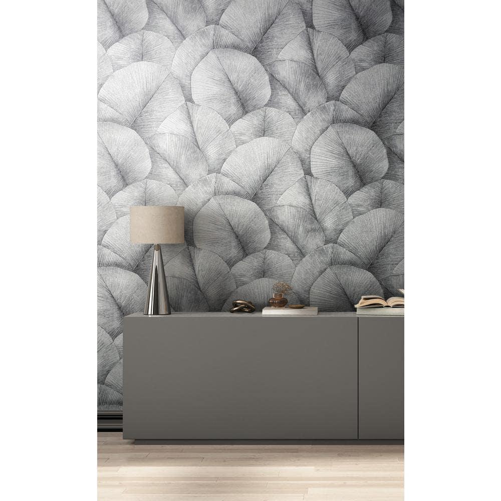 Kumano 3D Embossed Palm Leaf Wallpaper Roll