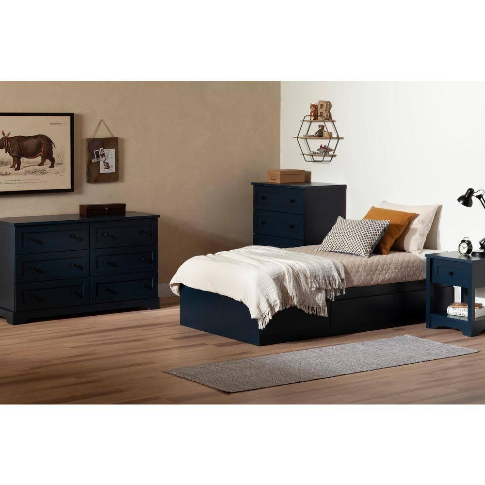 Hazen Twin 3 Drawer Mate's & Captain's Bed by South Side Living