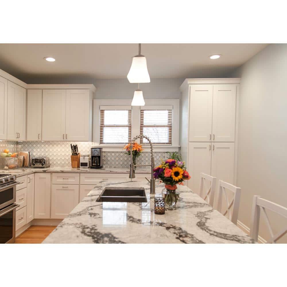 Design House 561613 Brookings Unassembled Shaker Tall Wall Kitchen Cabinet 36x24x12, White