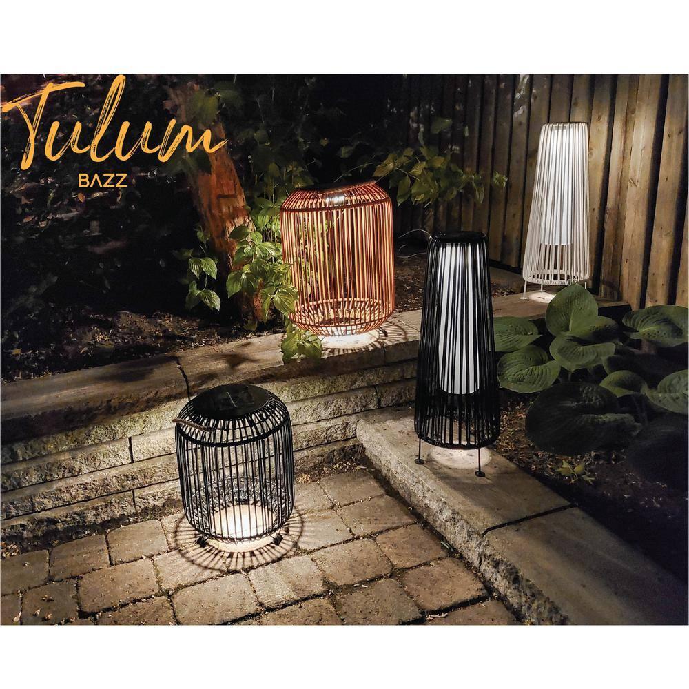Bazz Solar Powered Integrated LED Outdoor Floor Lamp
