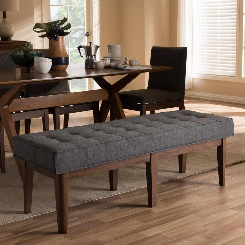 Harris 43" Upholstered Bench