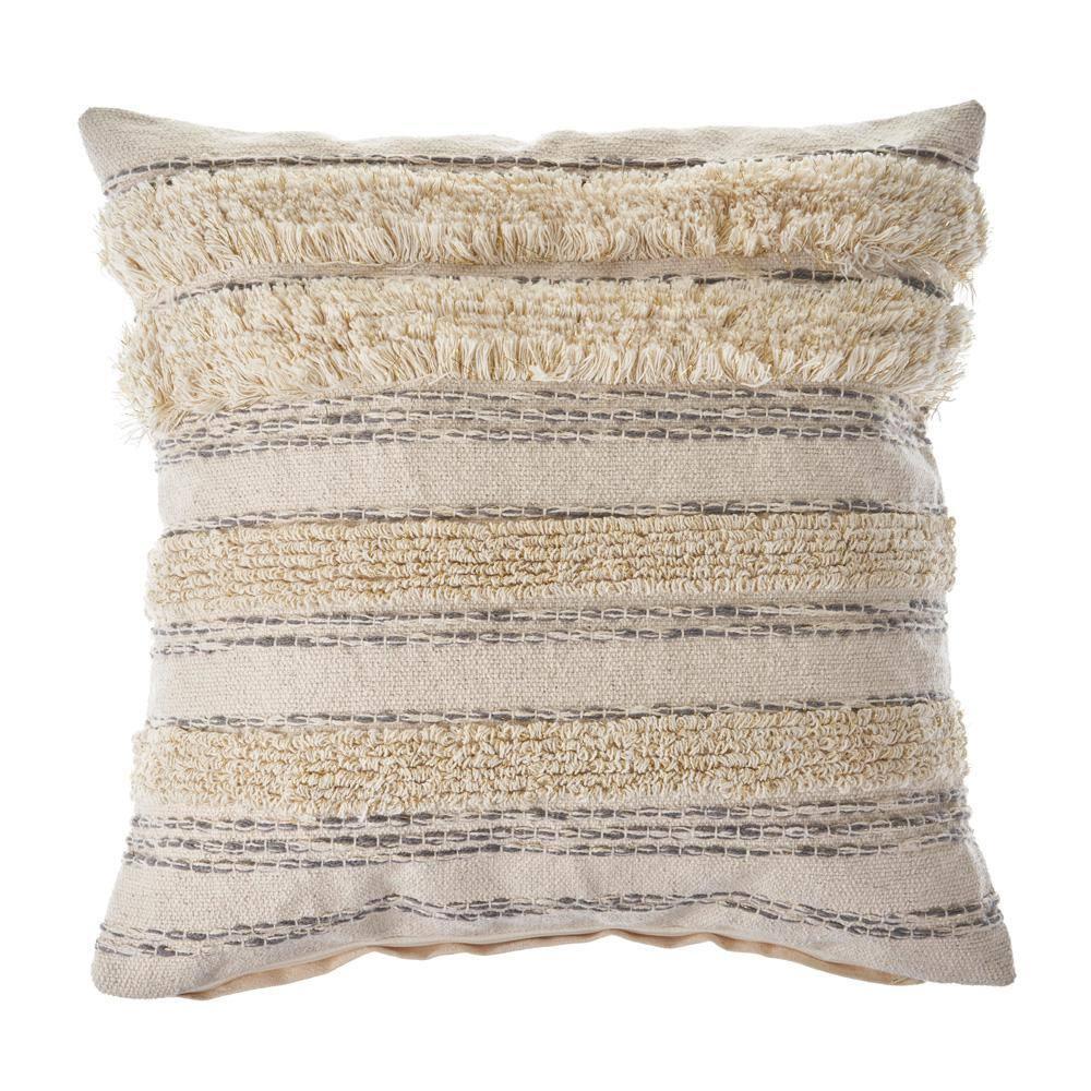 Evette Rios Ellisan Striped Cotton Throw Pillow