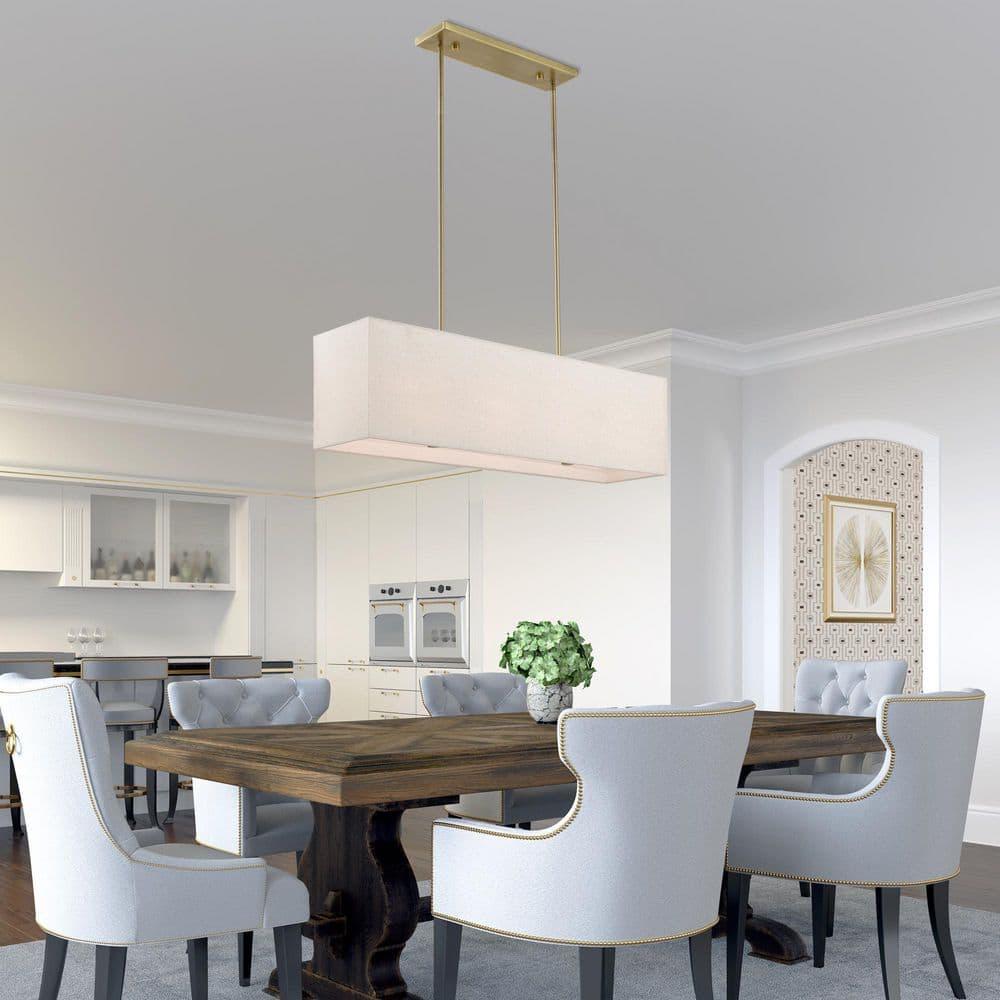 Livex Lighting Summit 4 - Light Chandelier in  Antique Brass