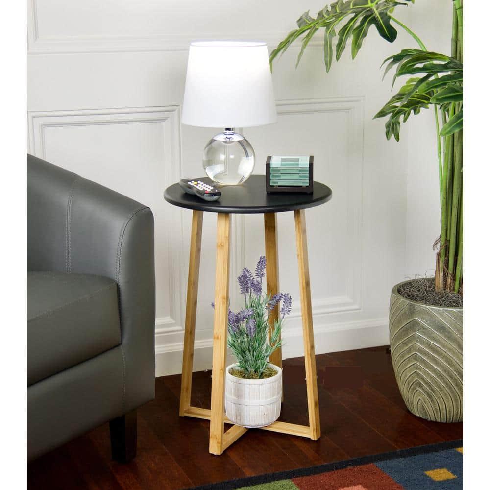 Black Tall Display Table
