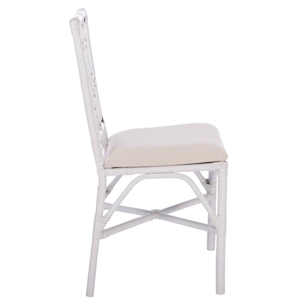 Bhumi Accent Chair W/ Cushion (Set of 2) - ACH6509 - White/White - Safavieh
