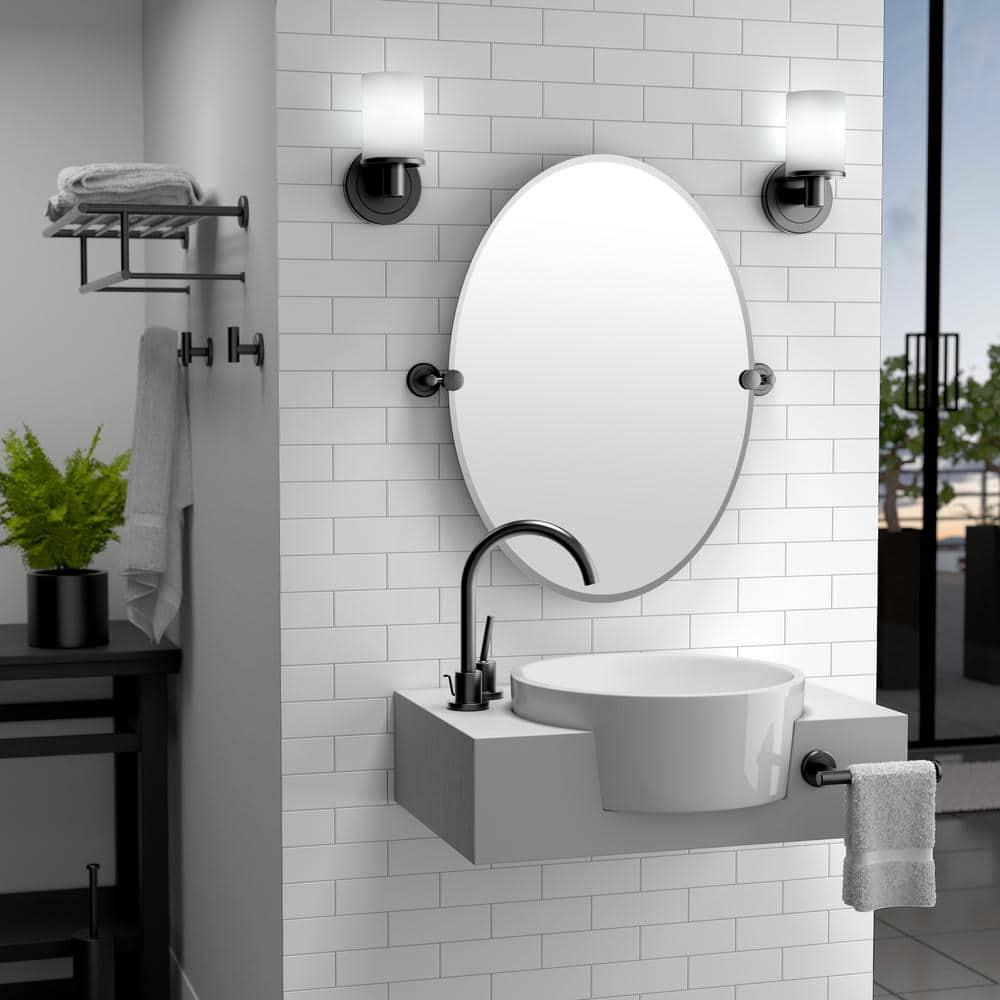 Latitude II Wall Mounted Towel Rack | Hotel Style Stainless Steel Towel Rack with Towel Bar
