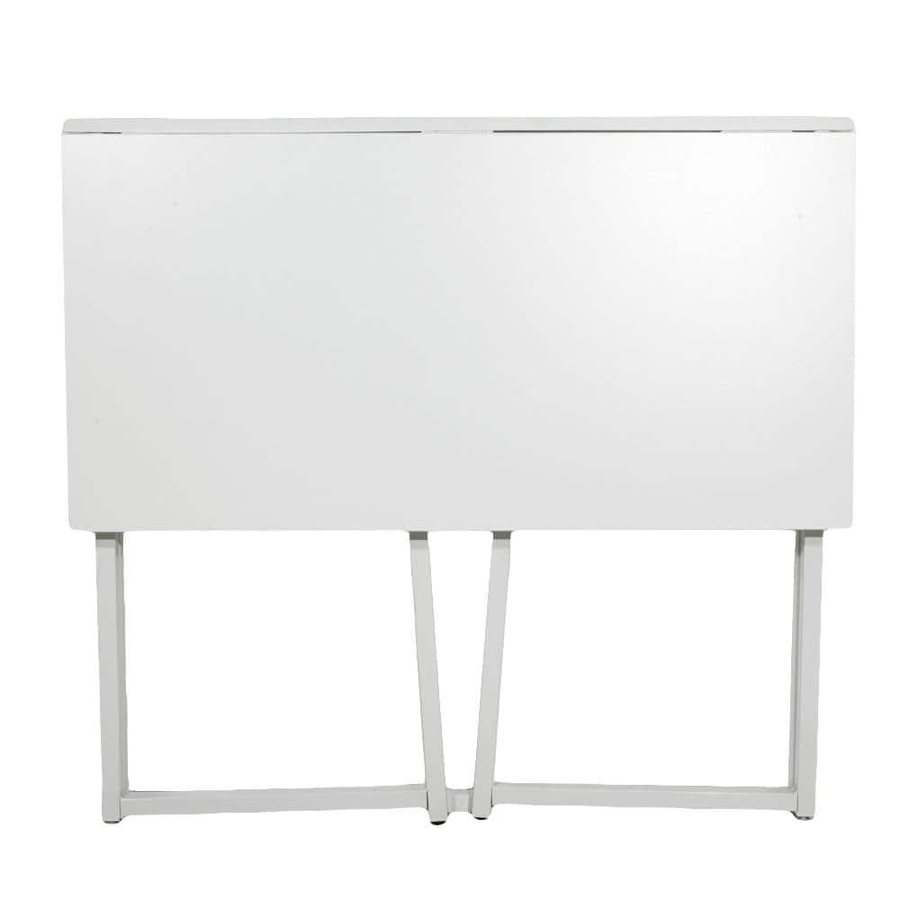 31.5 in. W Simple White Wood Computer Desk