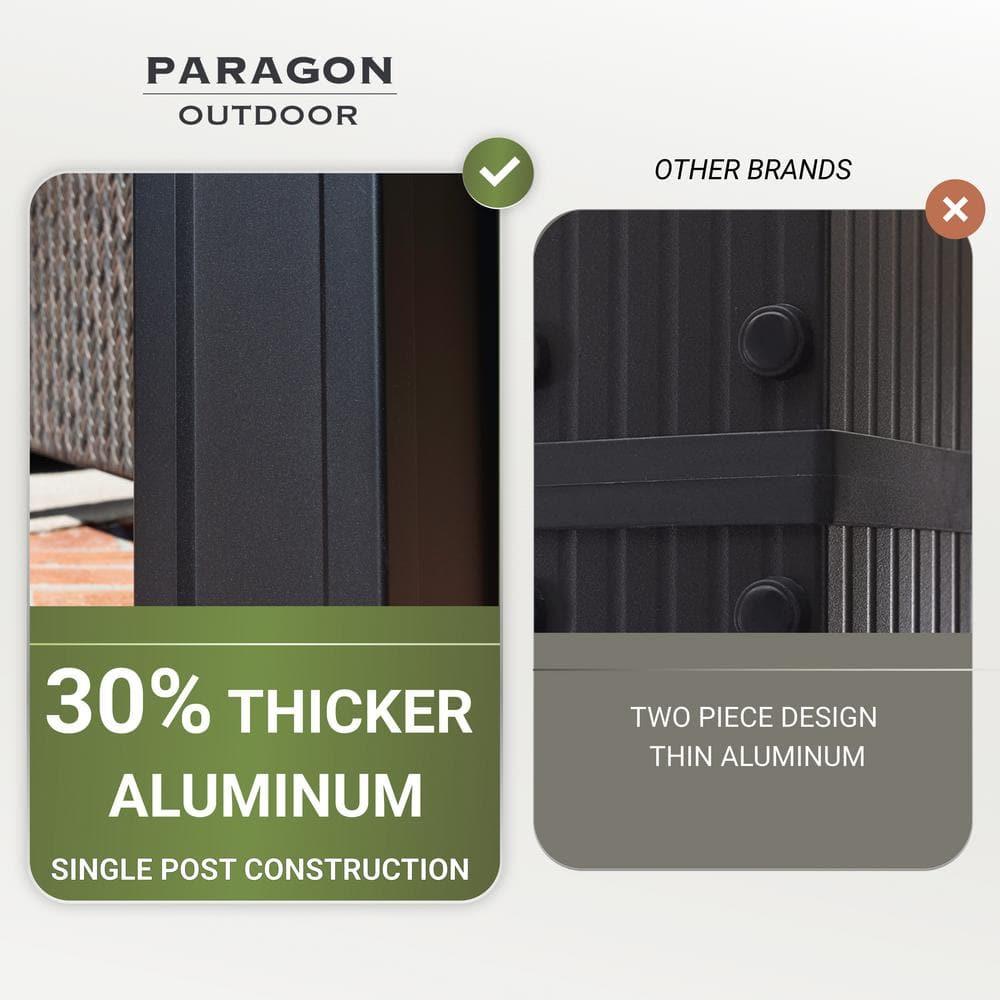 Paragon-Outdoor Siena Dome Roof Aluminum Patio Gazebo