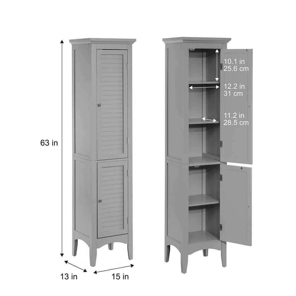 Teamson Home Glancy Freestanding Linen Tower