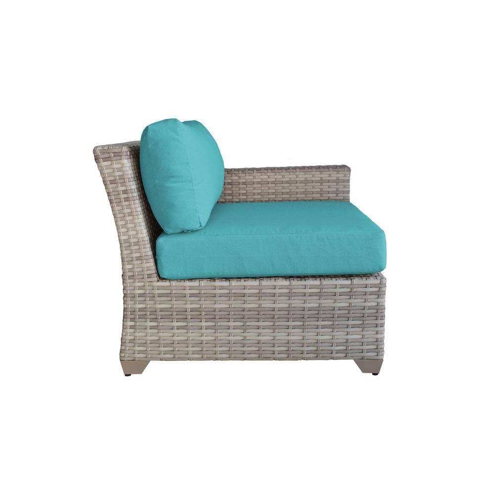 Bannister 64'' Wicker Outdoor Loveseat