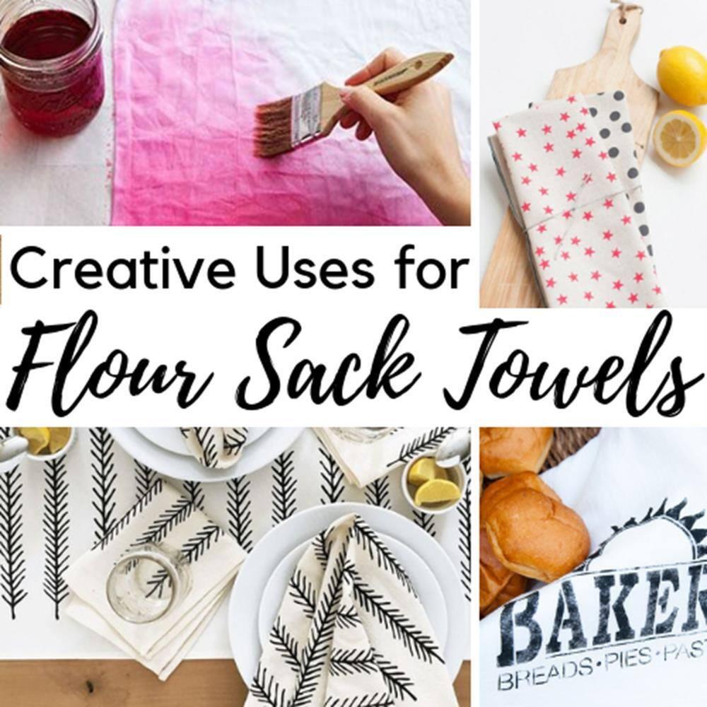 Craft Basics American Flour Sack Towel: 10-Pack