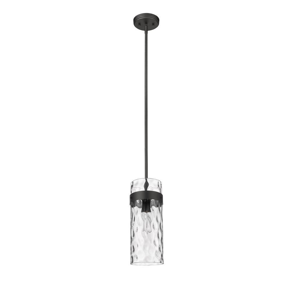 Z-Lite Fontaine 1 - Light Pendant in  Matte Black