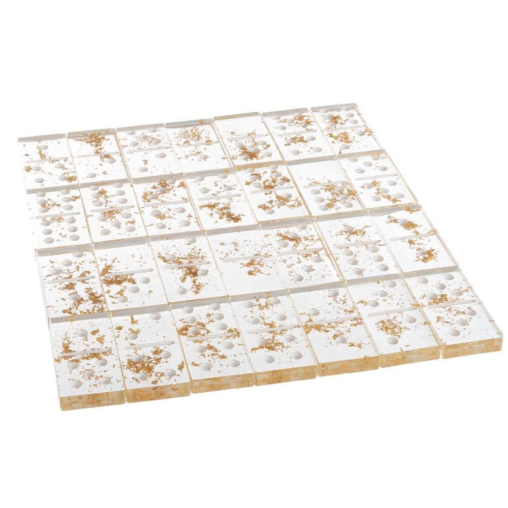 Trademark Games Acrylic 28 Piece Domino Set (Set of 28)