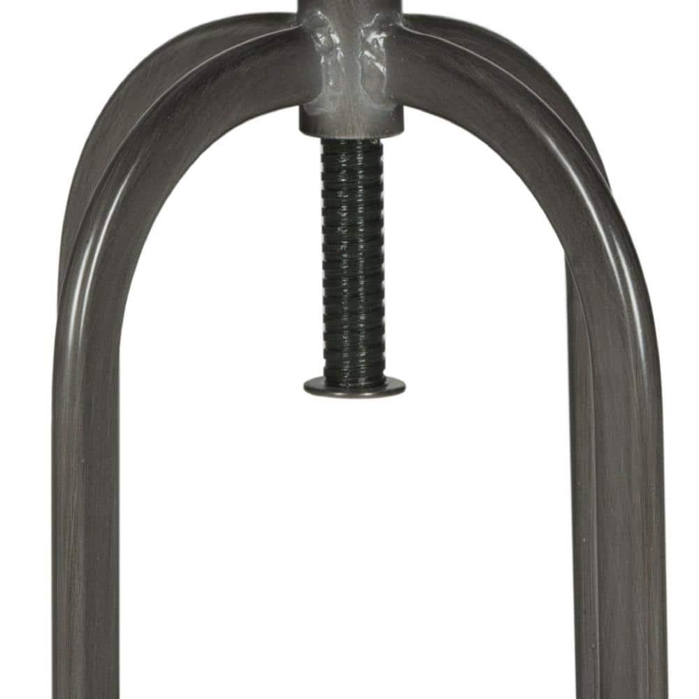 Wildomar Swivel Bar Stool - Beige/Antique Iron - Safavieh