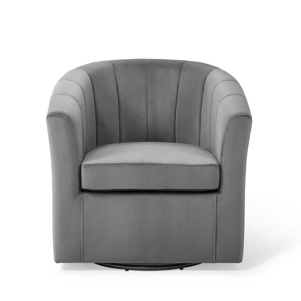Modway Prospect Performance Velvet Swivel Armchair
