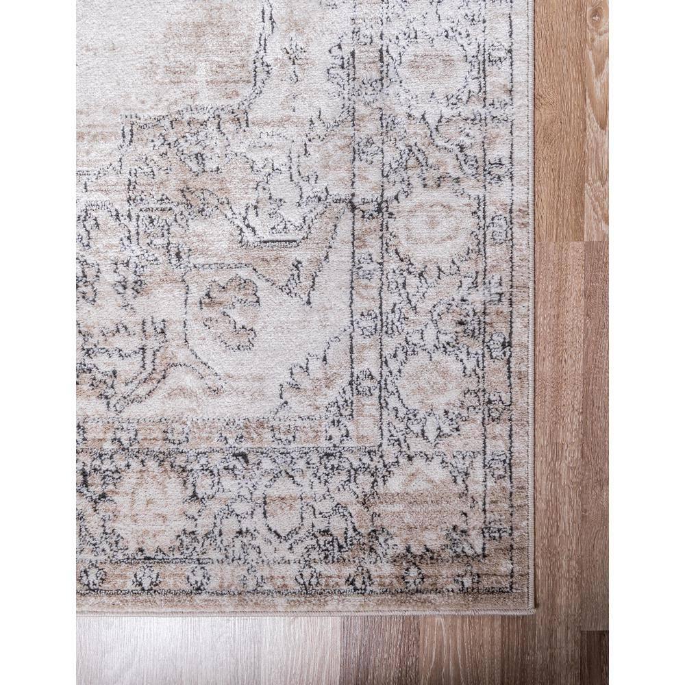 Unique Loom Portland Collection Area Rug - Canby (6' 1" x 9' Rectangle Ivory/Beige)