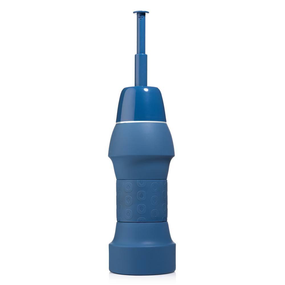 Omigo Twilight Blue Collapsible Portable Handheld Bidet Attachment with Travel Bag Included