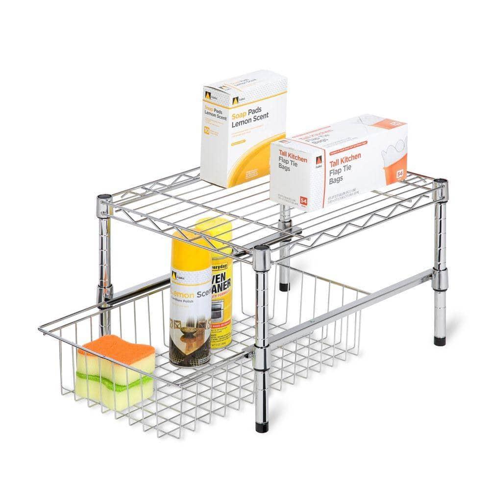 Rebrilliant Calin Cabinet Shelving Rack