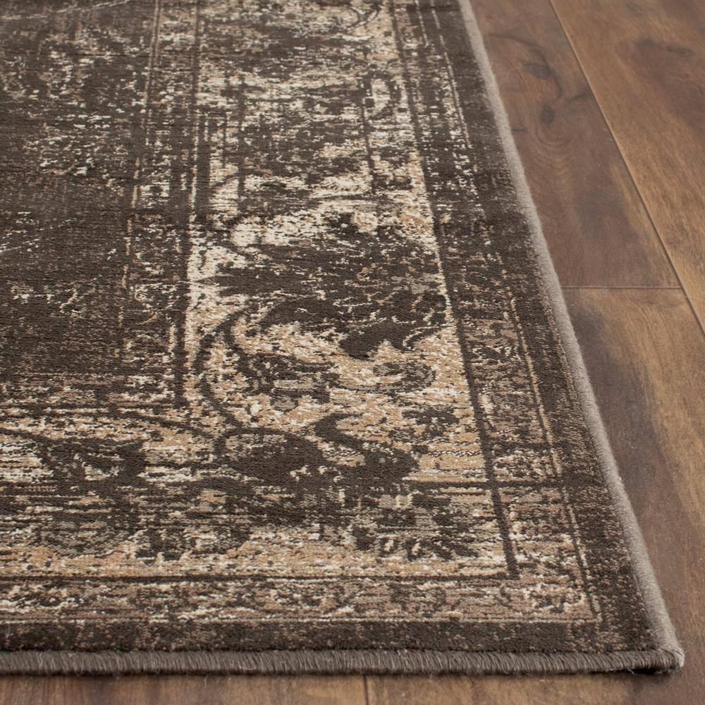 SAFAVIEH Vintage Jaxon Traditional Area Rug, Soft Anthracite, 10' x 14'
