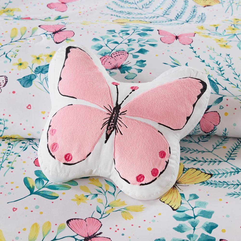 Cynthia Printed Butterfly Comforter Set