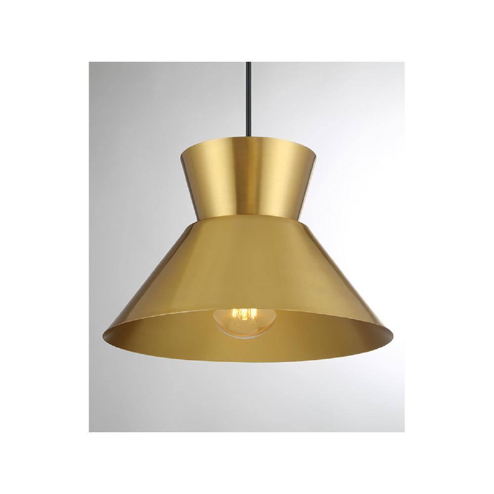 Bellevue Shp48057 12" Wide Pendant - Brass